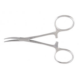 Mosquito forceps curved
