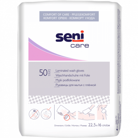 Senicare wash gloves