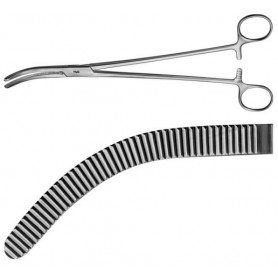 HEBU Wertheim hysterectomy forceps curved 22cm