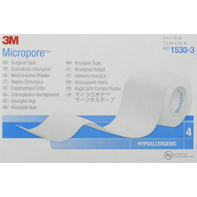 3M Micropore surgical tape 7.6cm x 9.1m