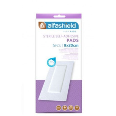 Alfashield wound dressings 9x20cm (5pcs)