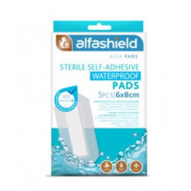 Waterproof adhesive pad Alfashield 6cm x 8cm (5pcs)
