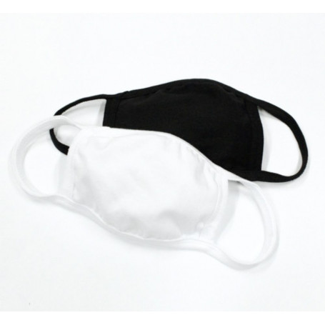 Cloth face mask 3ply cotton non - woven (2 pcs) 