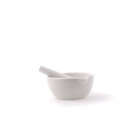 Porcelain mortar and pestle 9cm
