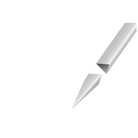 Monofast suture 2/0 60mm straight 75cm