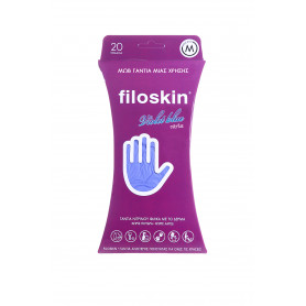 Filoskin Violet Blue Nitrile Gloves Powder-Free (20pcs)