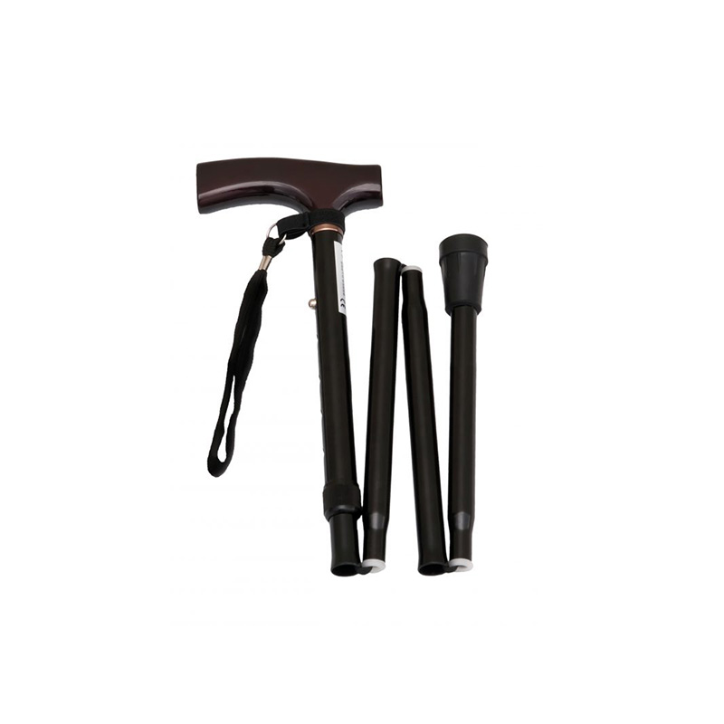 Aluminium folding walking stick