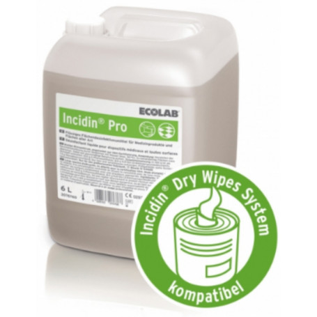 Disinfectant cleaning without aldehydes Incidin Pro 6lt