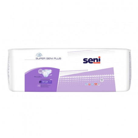 Seni Super PLUS adult incontinence diapers Large (30pcs)