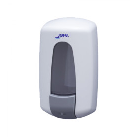 Manual dispenser for hand sanitizer 1L white