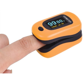 OXY-4 adult pulse fingertip oximeter orange