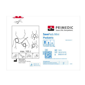 Metrax-Primedic pediatric defibrillator save pads mini (1 pcs)