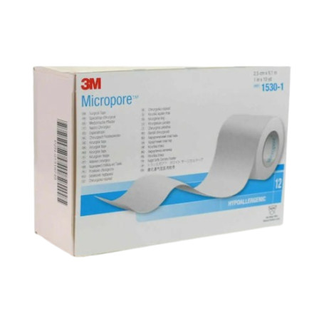 3M Micropore surgical paper tape 2.5cm x 9.1m