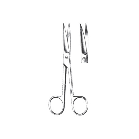 Surgical scissors sharp/sharp curved 20cm | Medi-Shop.gr