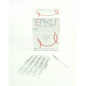 EACU acupuncture needles 0.18 x 15mm with guide (100 pcs)
