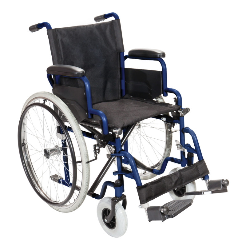 Gemini wheelchair 43cm 24" blue
