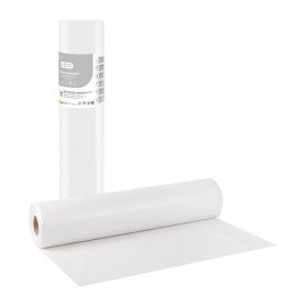 Eco Standard 2-ply waterproof exam table paper 40cm x 50m white