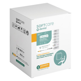 Dental bibs on a roll 29 x 38cm white (132 pcs)